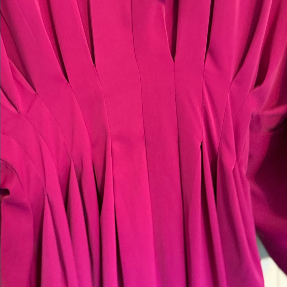 Beautiful Magenta Wide Leg Jumpsuit - Picture 10 of 16